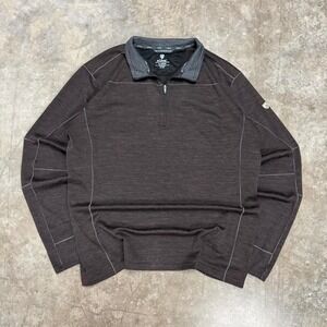 KÜHL Ryzer Brown Lightweight Breathable Quarter Zip Size XL